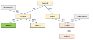Struktura grupy kapitałowej_przykład 3